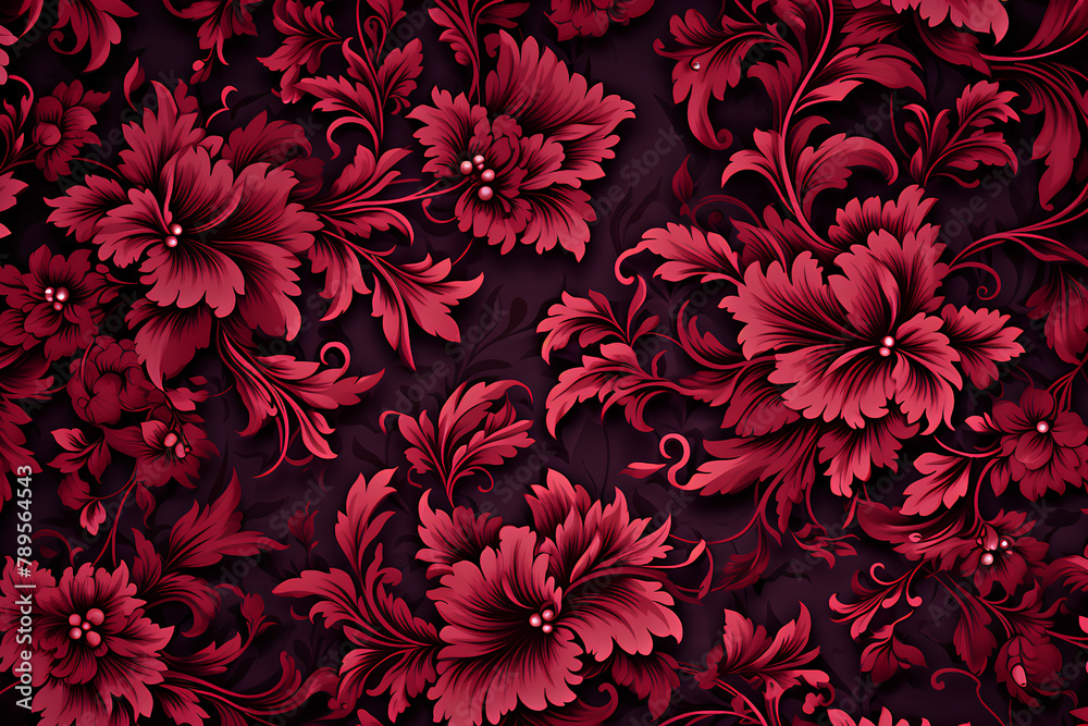 Damask backgrounds are a type of patterned background