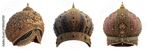 sultan hat turban muslim, indian or persian photo