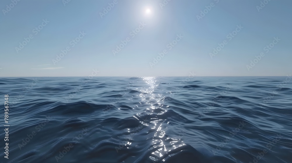 Calm sea water surface during day light.