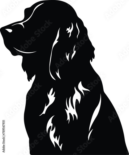 Irish Setter silhouette