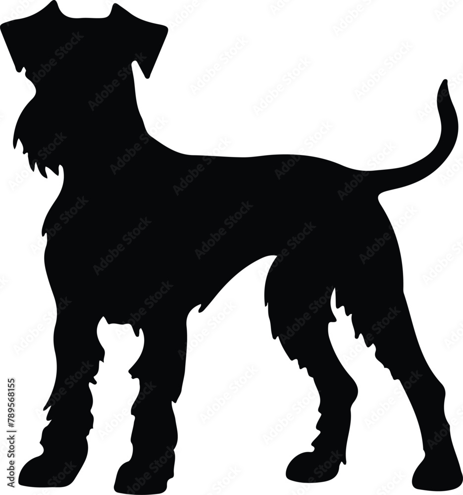 Irish Terrier silhouette