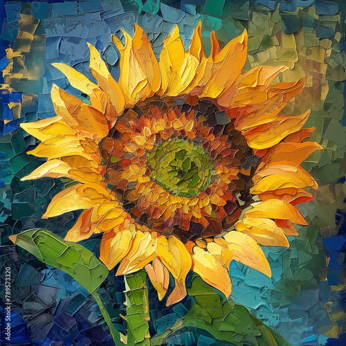 Obraz na płótnie sunflower in the sun w salonie