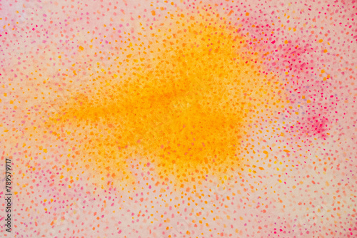 Yellow on pink abstract background  photo