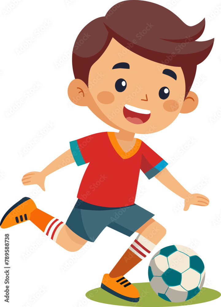 cute little boy playing soccer football cute little boy playing soccer football