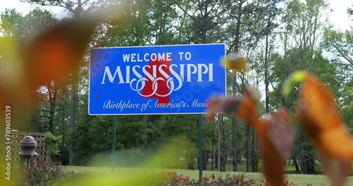 Welcome to Mississippi public welcome sign