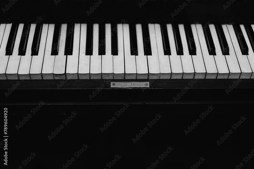 piano keys close up piano keys close up