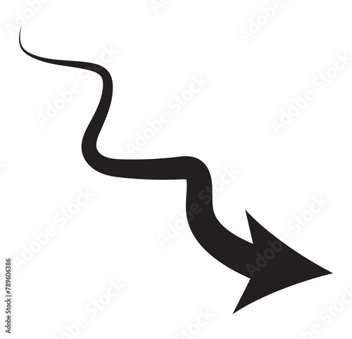 Hand drawn arrow sign. Handdrrawn svg arrows. Isolated direction doodle arrow icon