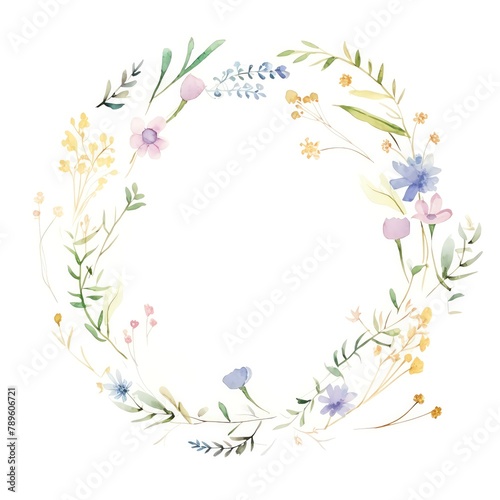 Herbal Wreath  Handcrafted wreath made of dried herbs and flowers  decorative and fragrant