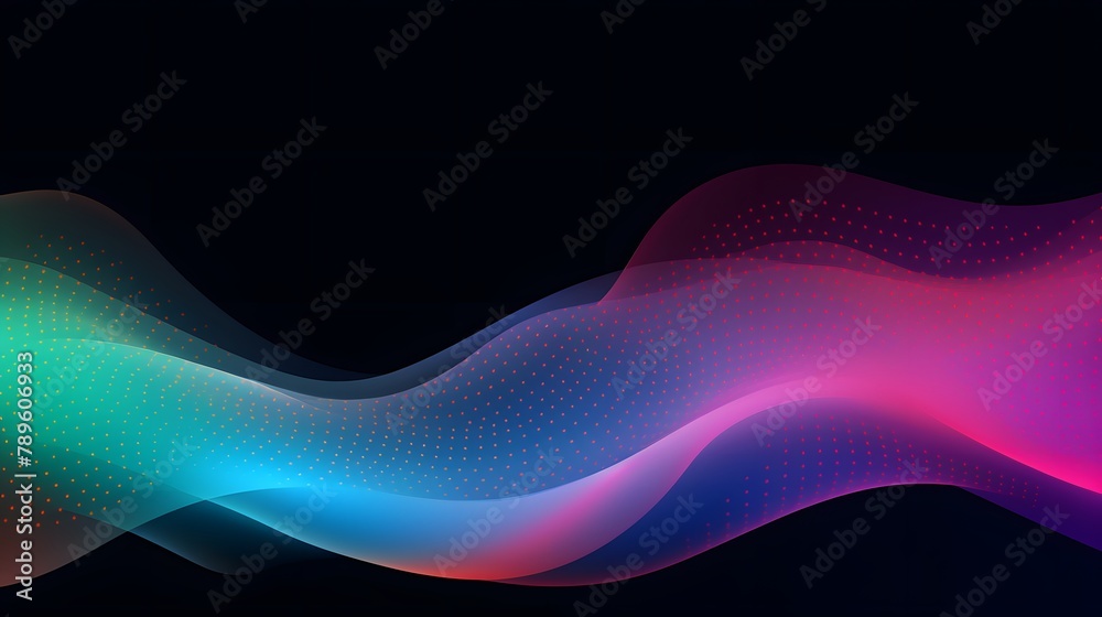 Colorful abstract with seamless wavy pattern. Colorful abstract with seamless wavy pattern.