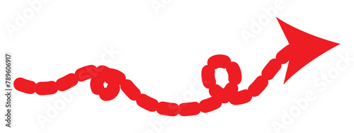 Hand drawn arrow sign. Handdrrawn svg arrows. Isolated direction doodle arrow icon