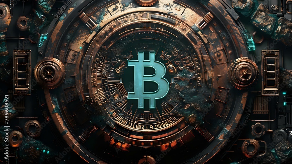 The Art of Bitcoin: A Fusion of Steampunk and Cryptocurrency