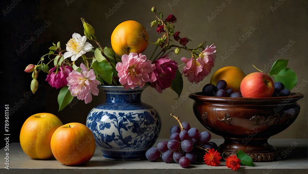 Realistic scene of a still life, casting dramatic, warm illumination within a softly lit room. wall print or poster for decoration. Ambiance background, A.I. Generated
Realistic scene of a still life, casting dramatic, warm illumination within a softly lit room. wall print or poster for decoration. Ambiance background, A.I. Generated