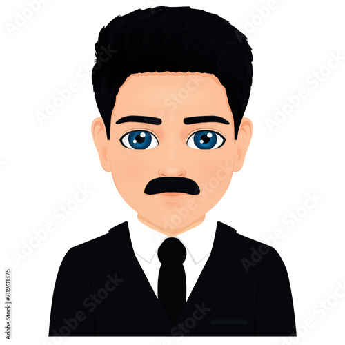 portrait of handsome mature man
