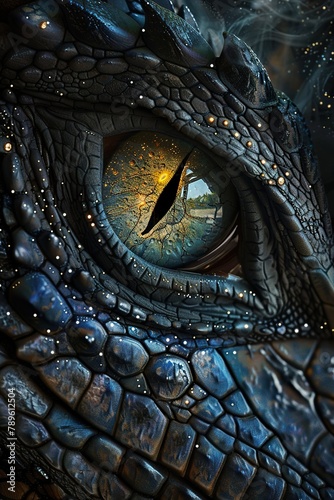 Fantasy dragon design.