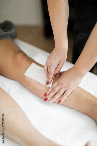 Leg Waxing Depilation photo