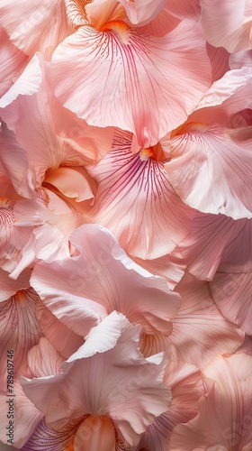 flower petals pink background. © Yahor Shylau 