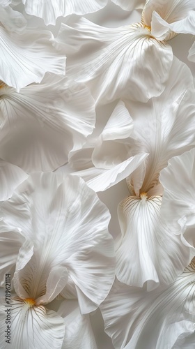 flower petals white background.