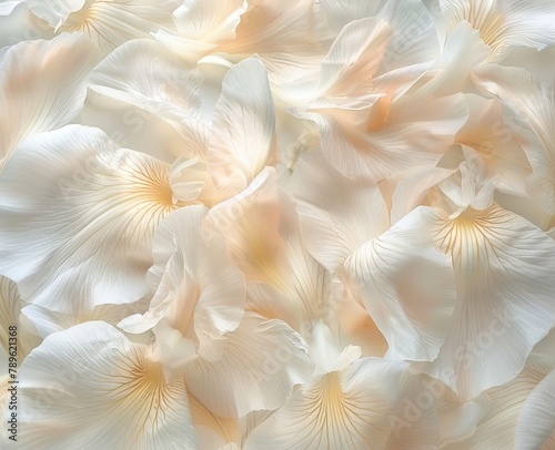 flower petals white background. © Yahor Shylau 