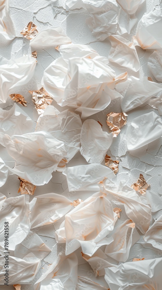 flower petals white background. flower petals white background.