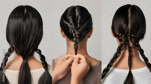 Step-by-step Guide to Classic, Fishtail, and French Braid: Exploring Different Plait Hairstyles
