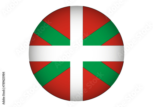 Pin con la ikurriña, bandera de Euskadi