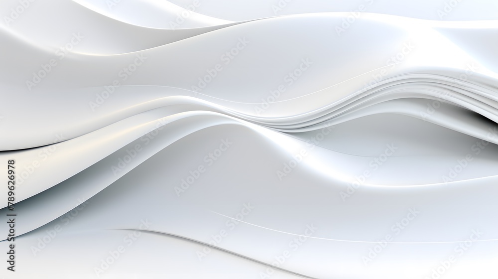 White abstract with seamless wavy pattern. White abstract with seamless wavy pattern.