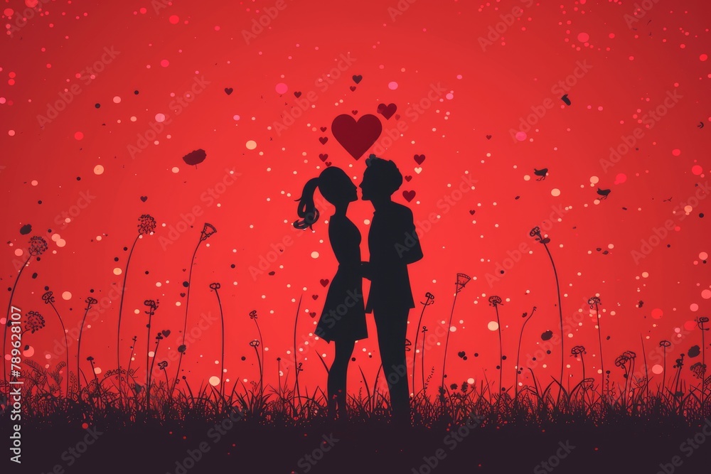 Discover the Art of Affection with Romantic Graphics, Passionate Designs, and Artistic Love Illustrations: A Valentine's Day to Remember