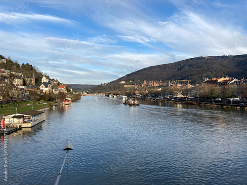 Heidelberg view at the Neckar
