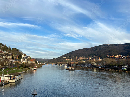 Heidelberg view at the Neckar
