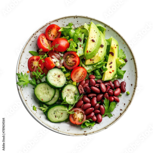 Delicious Salad with Avocad...