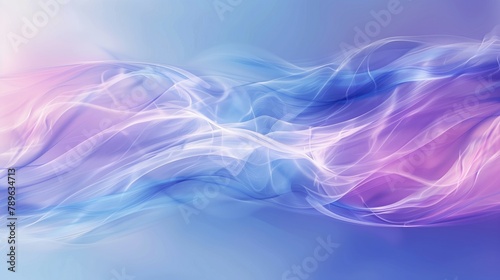 Abstract blue and pink swirl wave background. Flow liquid lines design element