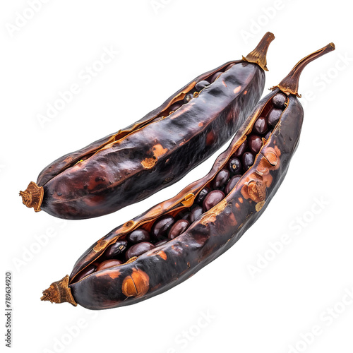  Delicious Baffoussam BBQ Bambara Beans isolated on white background photo