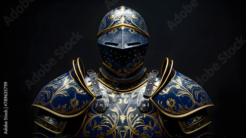Regal Shield Collection: Majestic Black Shields with Golden Frames and Ribbons in a Medieval Military Theme - Perfect for Emblems, Logos, Badges, Labels, and Heraldic Symbols