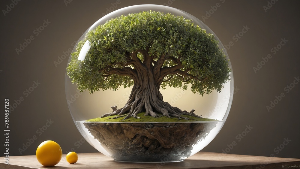 Verdant Tree in Sphere Verdant Tree in Sphere