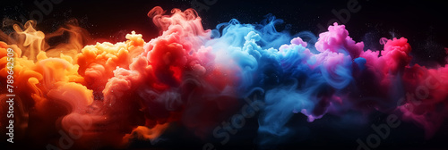 abstract smoke and colorful powder explosion  Wall Art Design for Home Decor  4K Wallpaper and Background for Mobile Cell Phone  Smartphone  Cellphone  desktop  laptop  Computer  Tablet