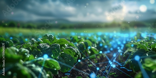 artificial intelligence built a crop monitoring system. Agriculture