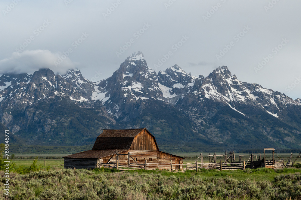 Pumphouse Barn At Mormon Row In Grand Teton National Park Pumphouse Barn At Mormon Row In Grand Teton National Park