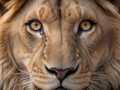 lion eyes focus