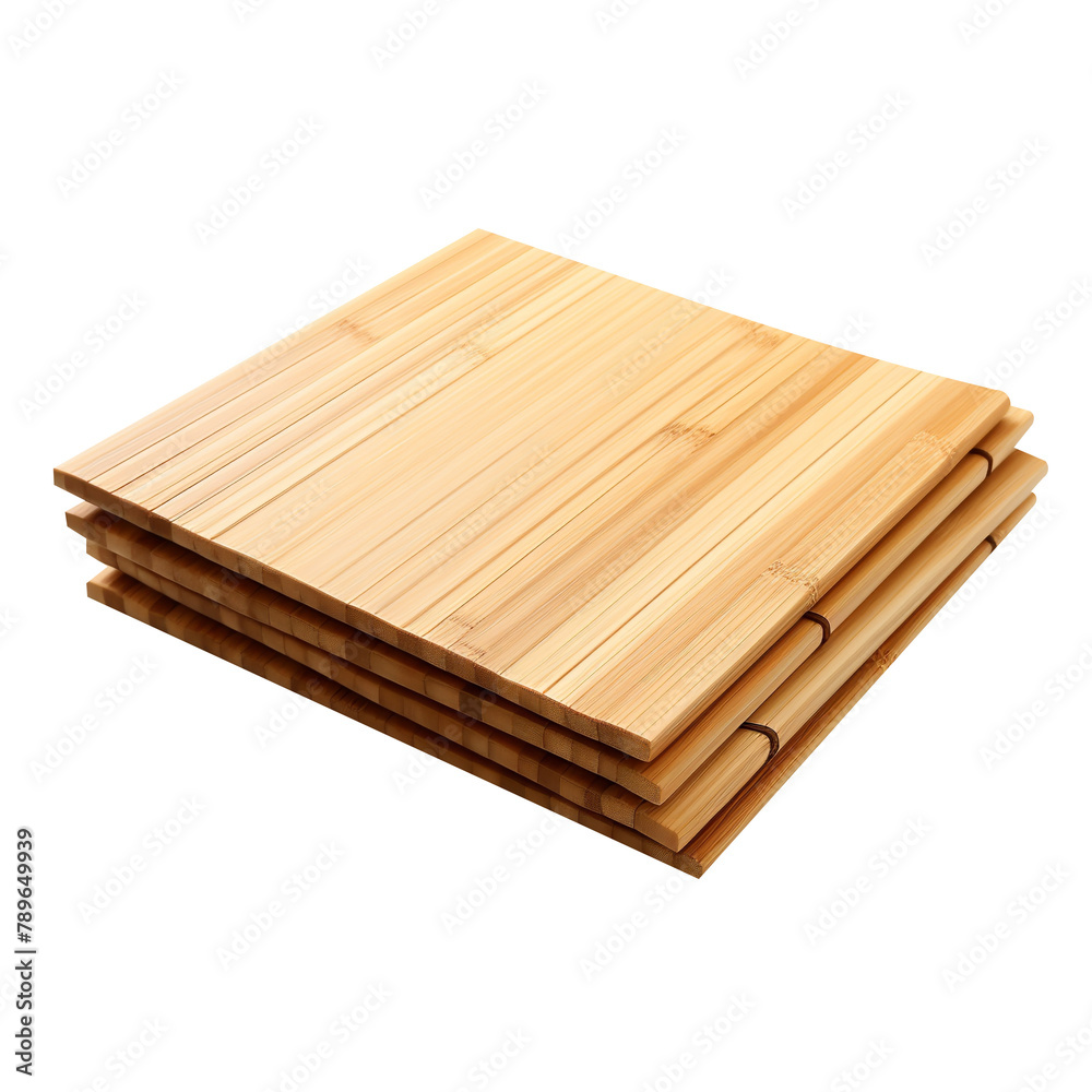 Magnificent Bamboo Place Mat isolated on white background Magnificent Bamboo Place Mat isolated on white background