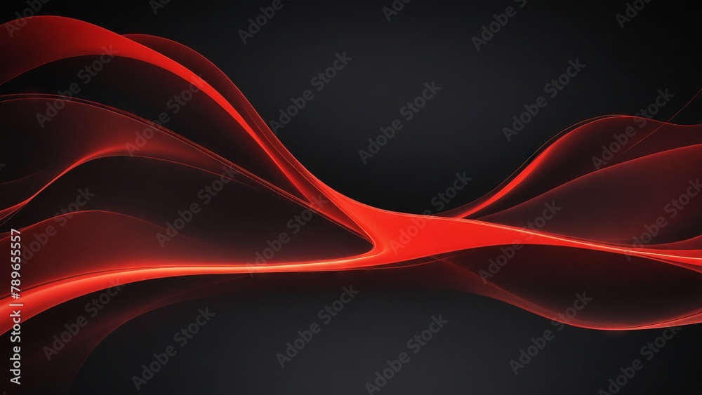 Graceful Red Wave