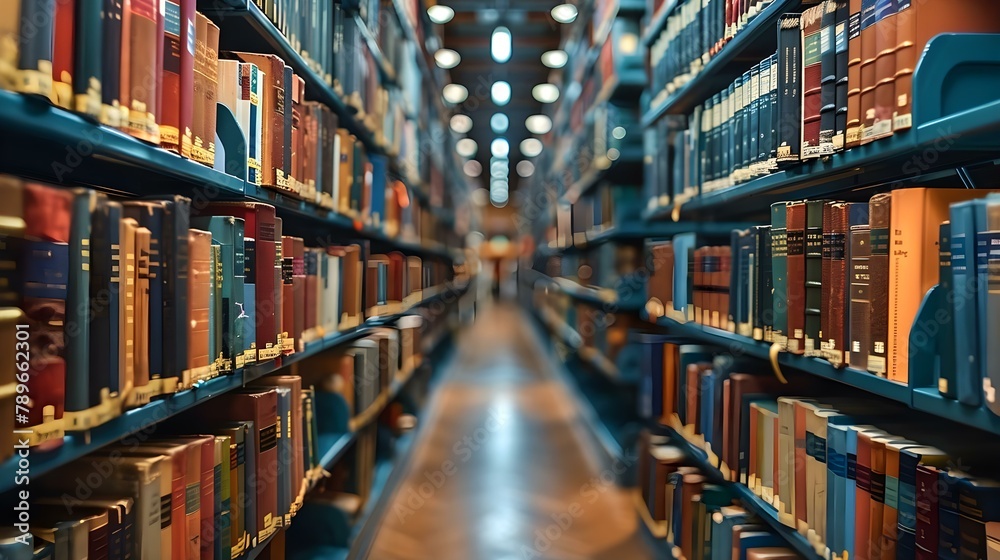 Aisle of Knowledge: Focus on Learning. Concept Educational Resources, Personal Growth, Lifelong Learning, Skill Development, Study Techniques