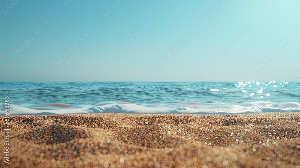 Rustic Summer Greeting on a Peaceful Beach Rustic Summer Greeting on a Peaceful Beach