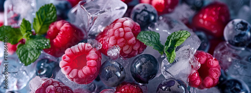 Mix berries and ice hero image
