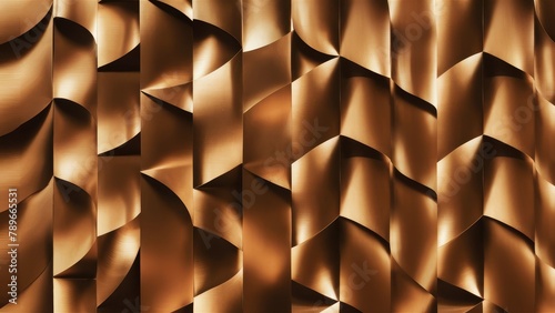 Close Up of a Metal Wall photo