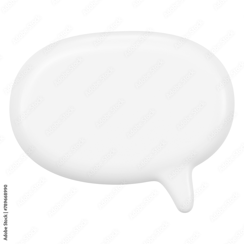 Speech bubble png sticker, 3D shape, marketing graphic on transparent background Speech bubble png sticker, 3D shape, marketing graphic on transparent background