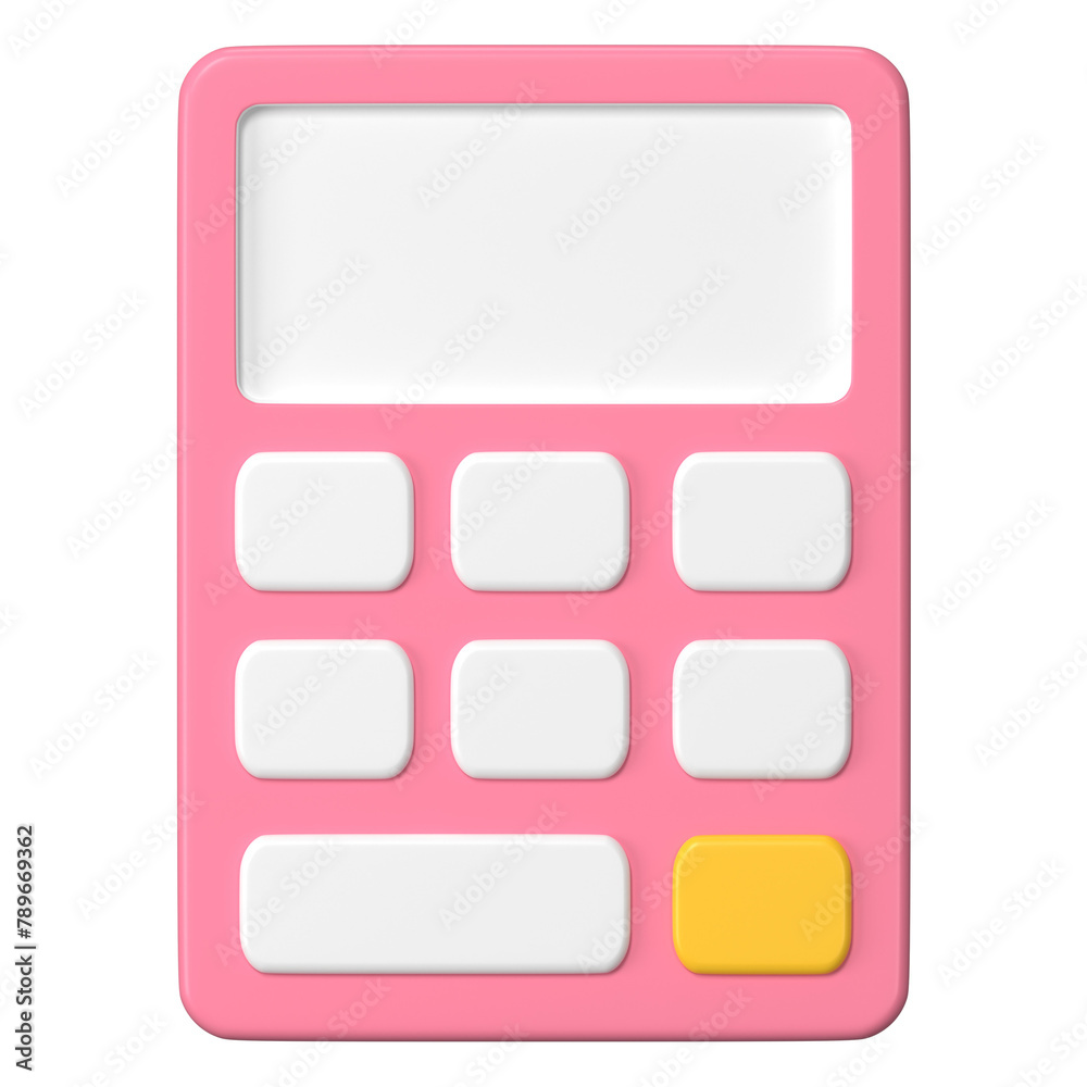 Pink calculator png clipart, 3D mathematics symbol on transparent background Pink calculator png clipart, 3D mathematics symbol on transparent background