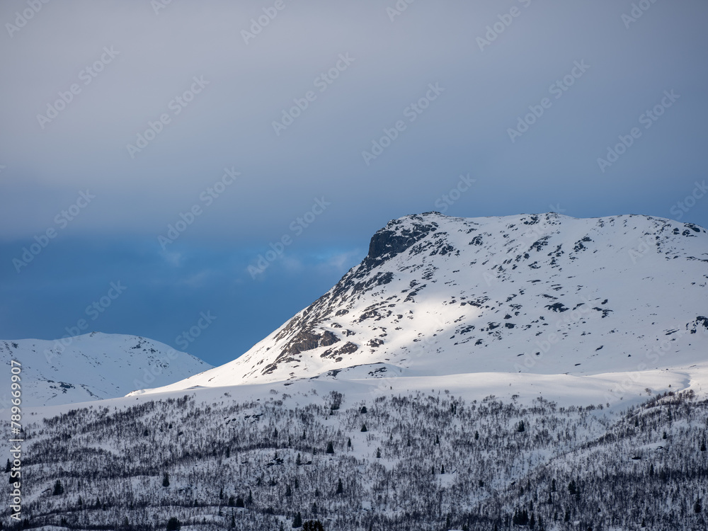 Beautiful winter mountain landscape