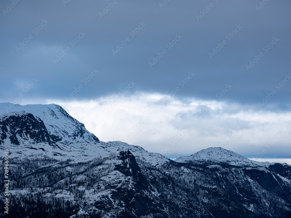 Beautiful winter mountain landscape Beautiful winter mountain landscape