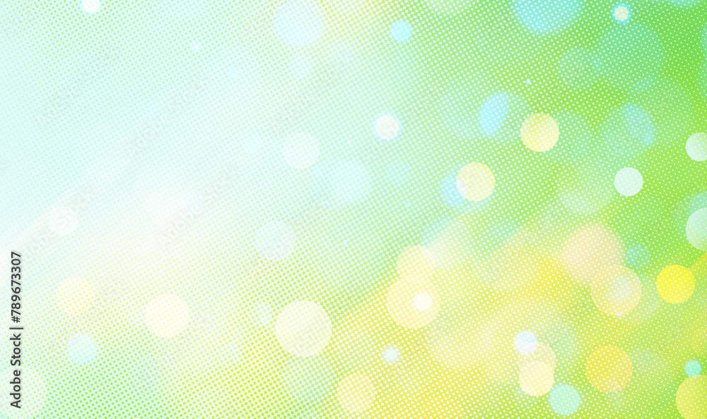 Obraz premium Green bokeh background for banner, poster, Party, Anniversary, greetings, and various design works