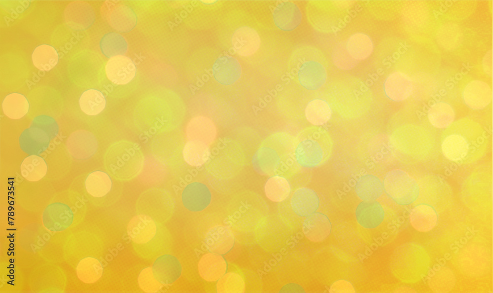Yellow bokeh background for banner, poster, Party, Anniversary, greetings, and various design works